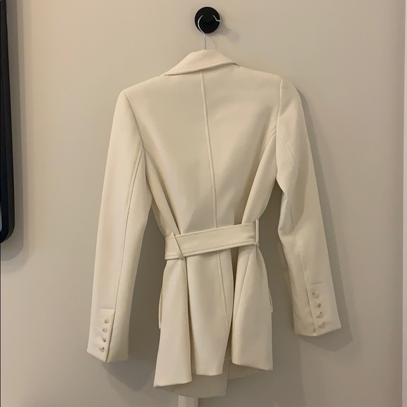 Le chateau cream pea coat Gently used - Picture 2 of 6